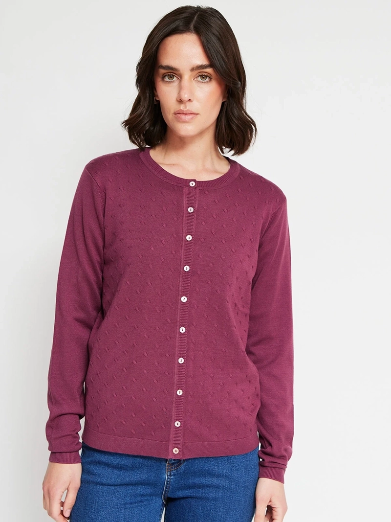 CARDIGAN MUJER AZIZ MANGA LARGA - 2
