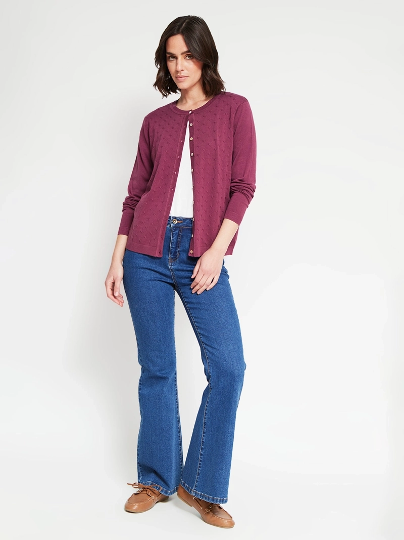 CARDIGAN MUJER AZIZ MANGA LARGA - 5