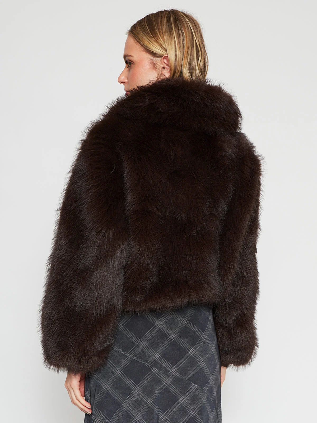 CHAQUETA MUJER INDEX CORTA PELUDA - 2