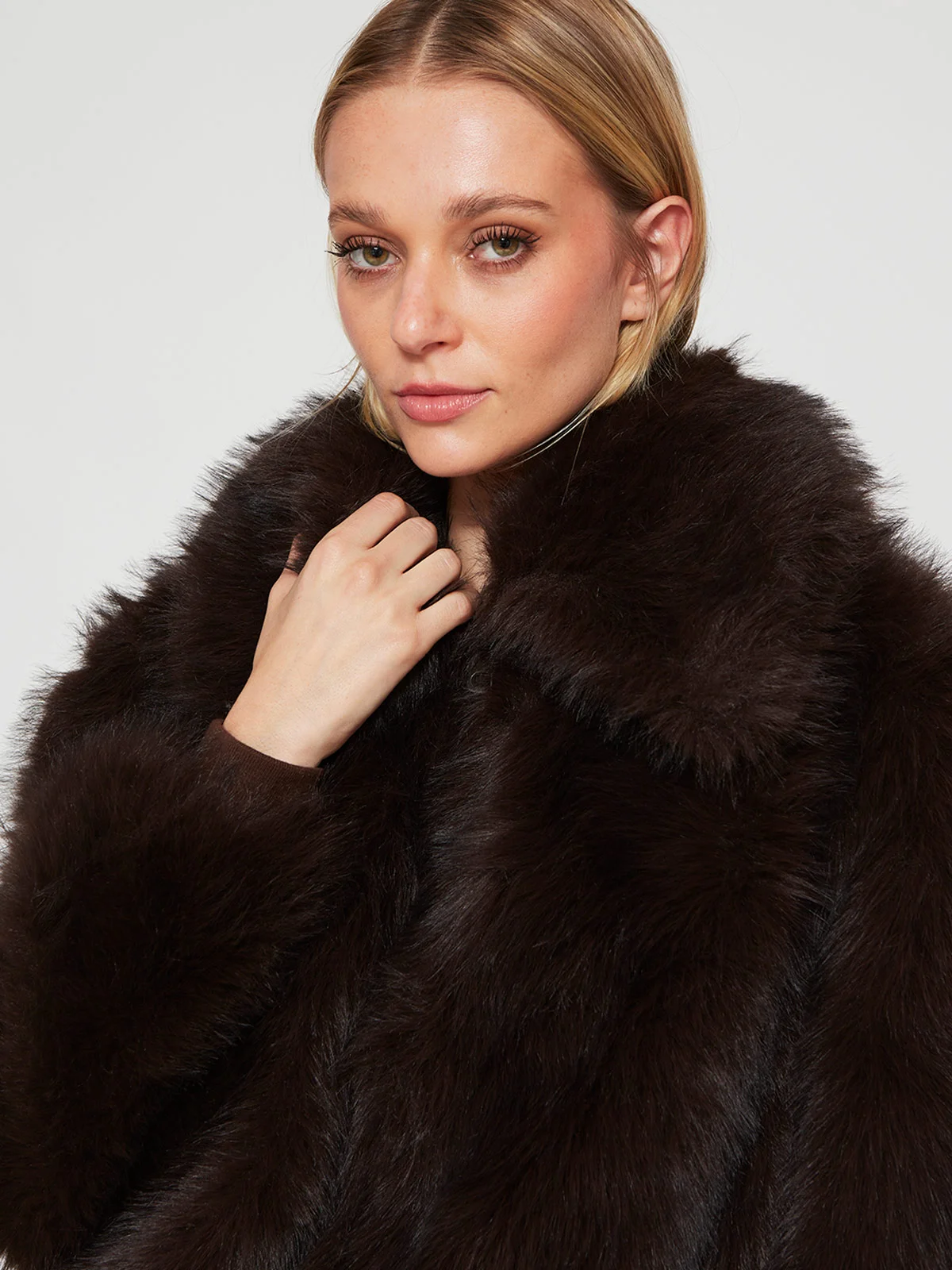 CHAQUETA MUJER INDEX CORTA PELUDA - 3