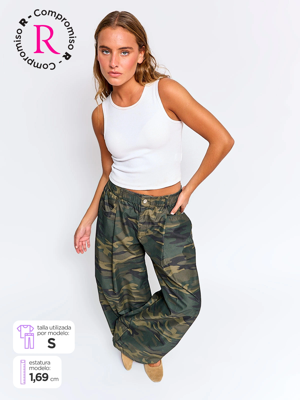 PANTALÓN MUJER INDEX ALGODÓN - 1