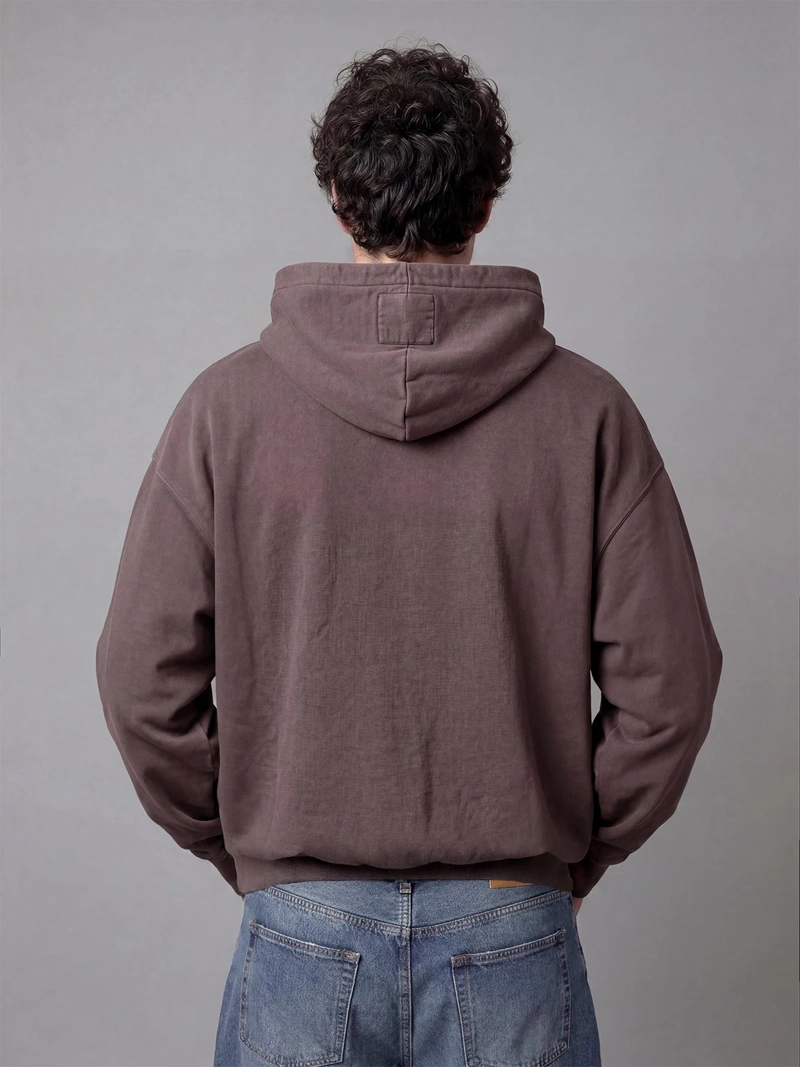 POLERÓN HOMBRE INDEX ALGODÓN GORRO LAVADO OVERSIZE - 2