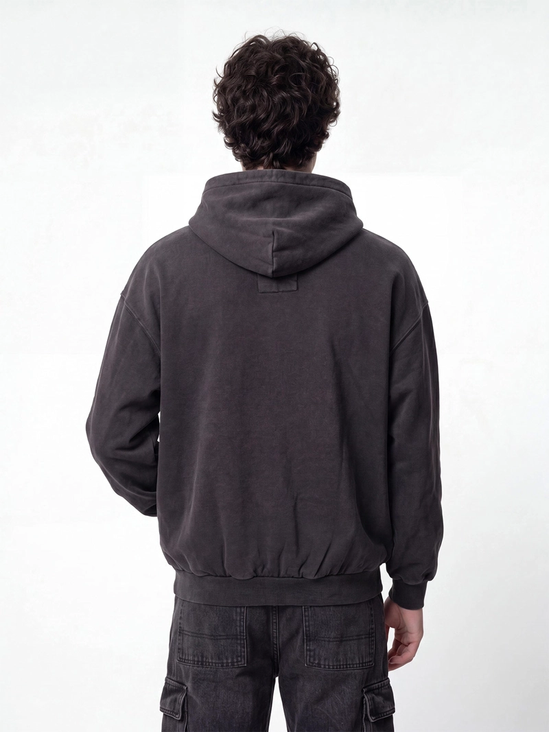 POLERÓN HOMBRE INDEX ALGODÓN GORRO LAVADO OVERSIZE - 2