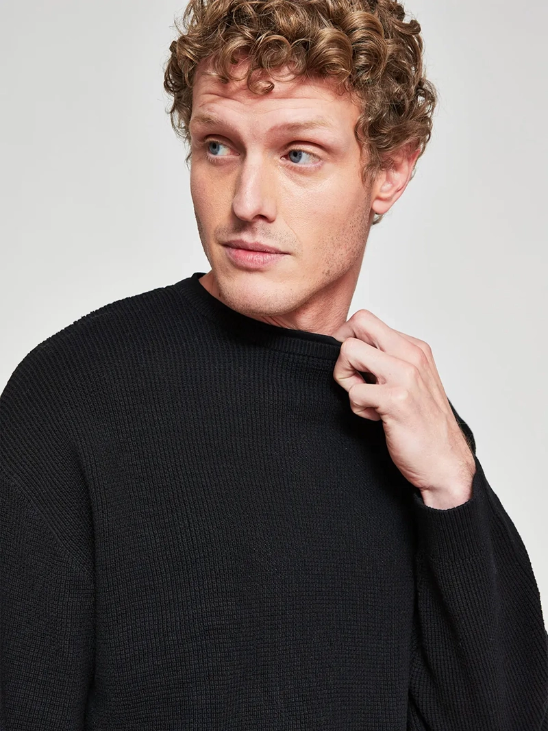 SWEATER HOMBRE INDEX ALGODÓN CUELLO REDONDO - 3
