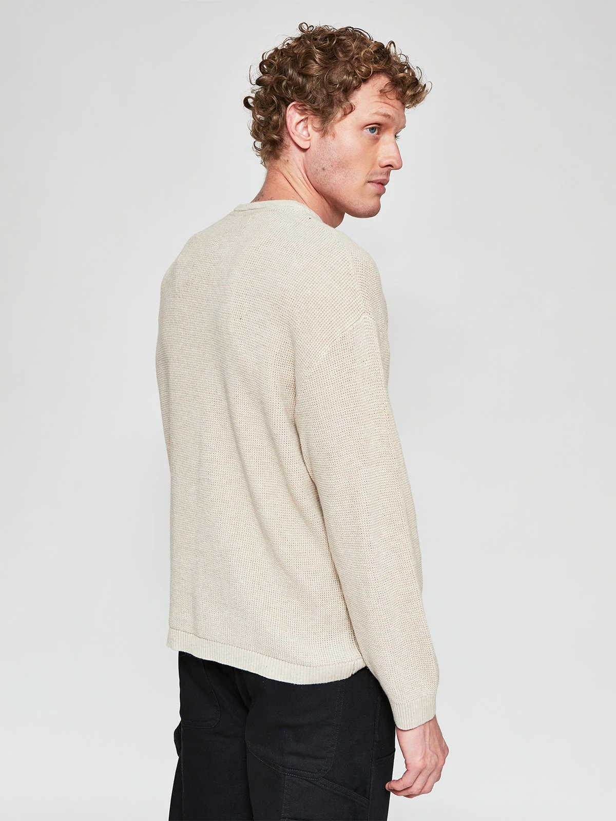 SWEATER HOMBRE INDEX ALGODÓN CUELLO REDONDO - 2