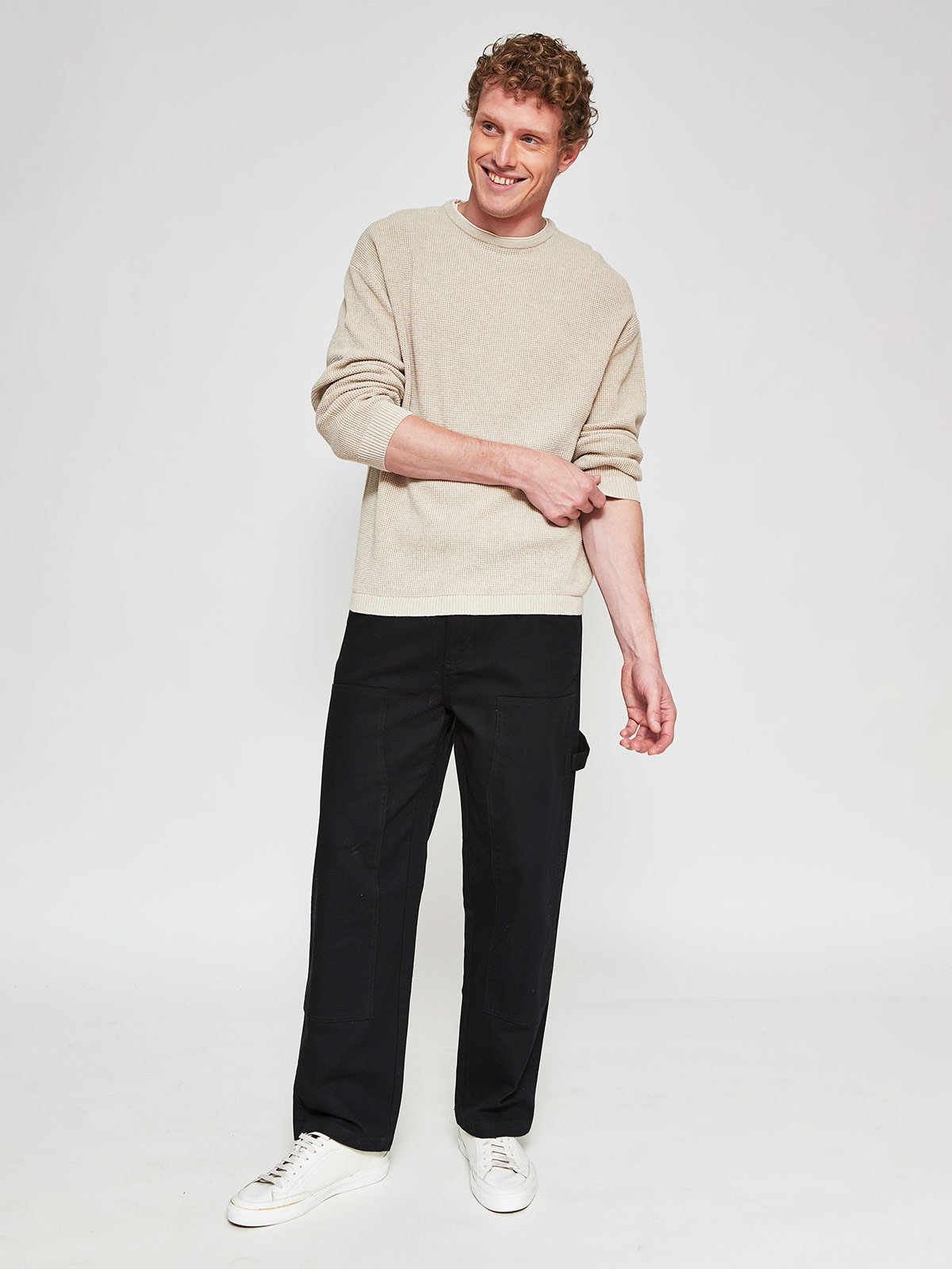 SWEATER HOMBRE INDEX ALGODÓN CUELLO REDONDO - 4
