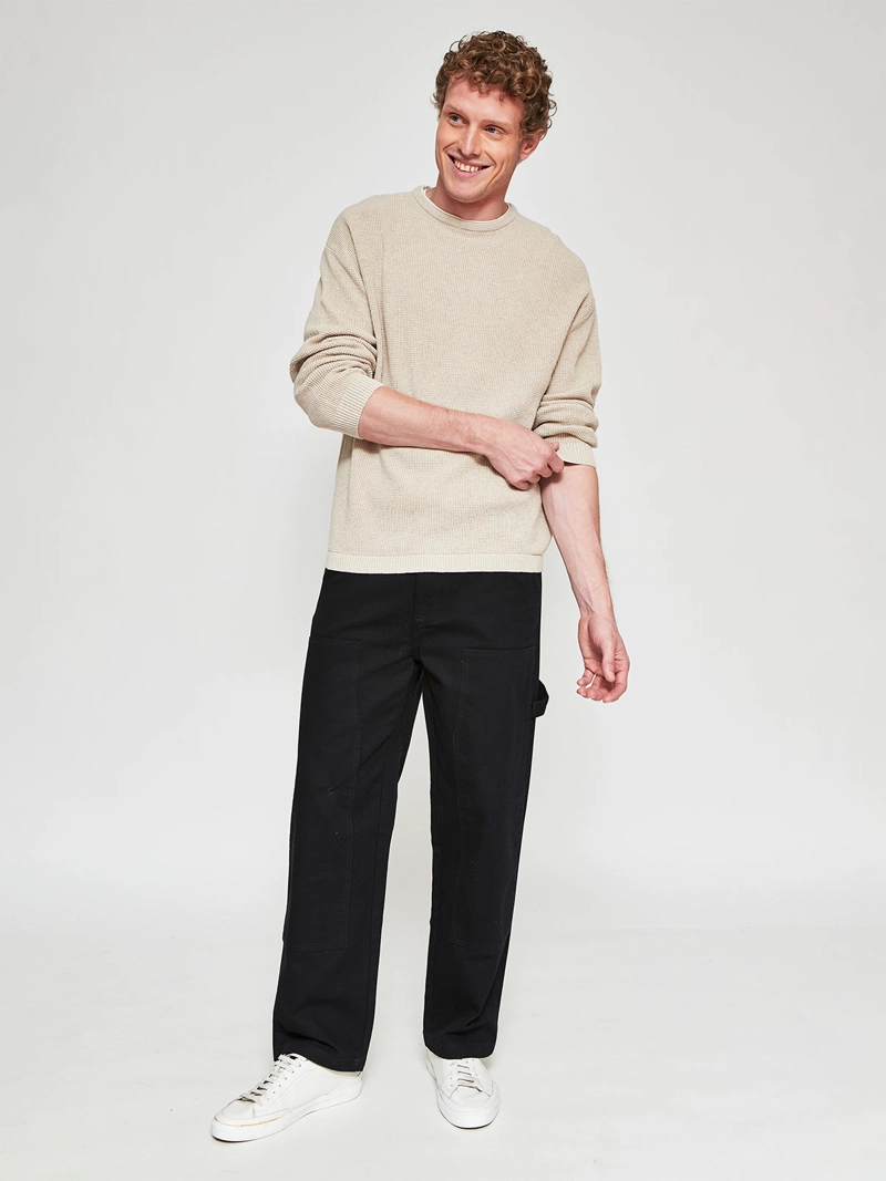 SWEATER HOMBRE INDEX ALGODÓN CUELLO REDONDO - 4