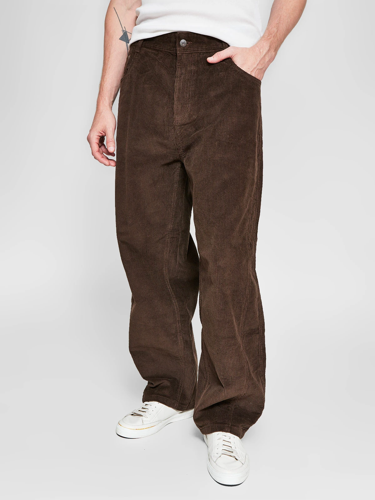 PANTALÓN HOMBRE INDEX ALGODÓN BARREL COTELÉ - 2