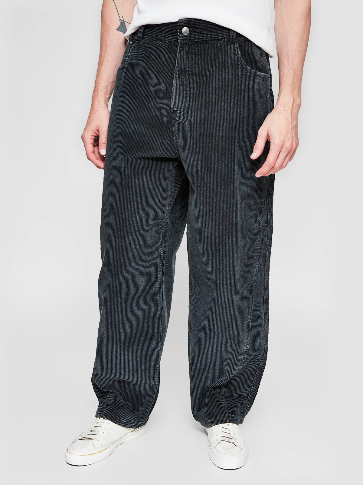 PANTALÓN HOMBRE INDEX ALGODÓN BARREL COTELÉ - 2