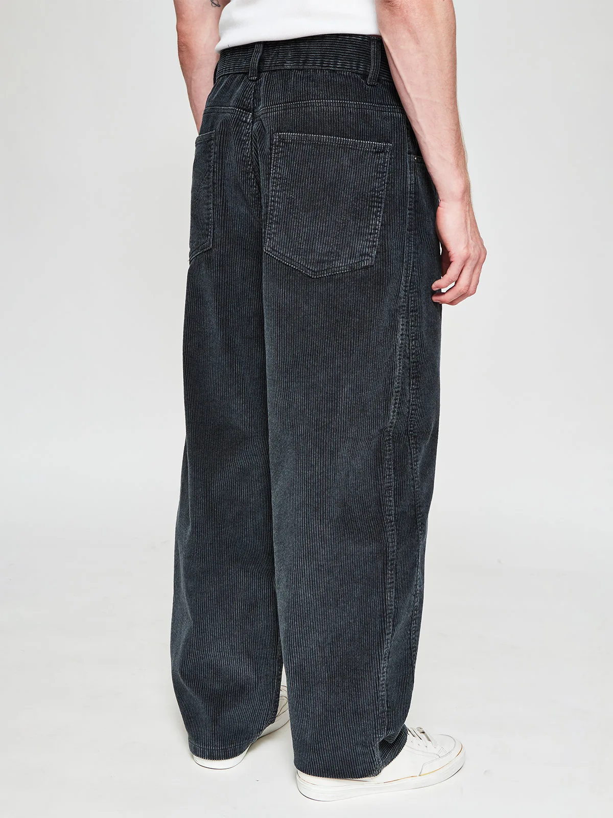 PANTALÓN HOMBRE INDEX ALGODÓN BARREL COTELÉ - 3