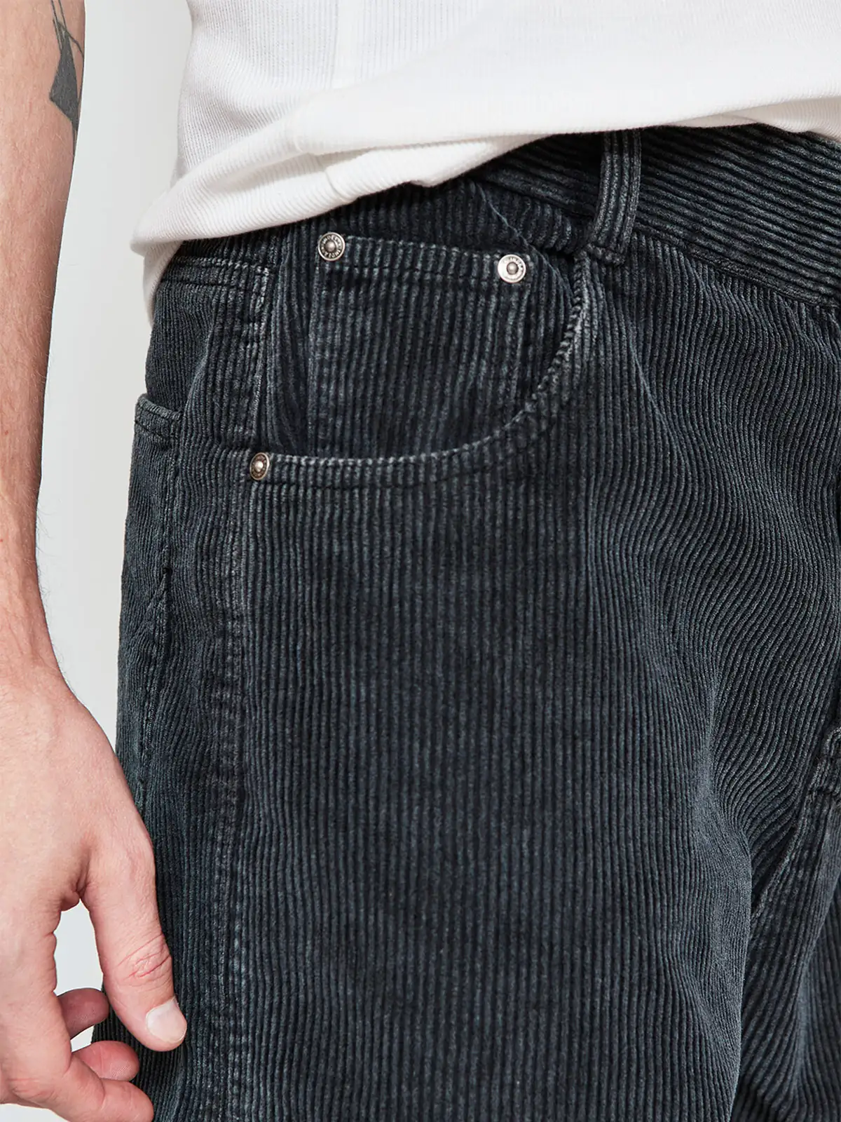PANTALÓN HOMBRE INDEX ALGODÓN BARREL COTELÉ - 4