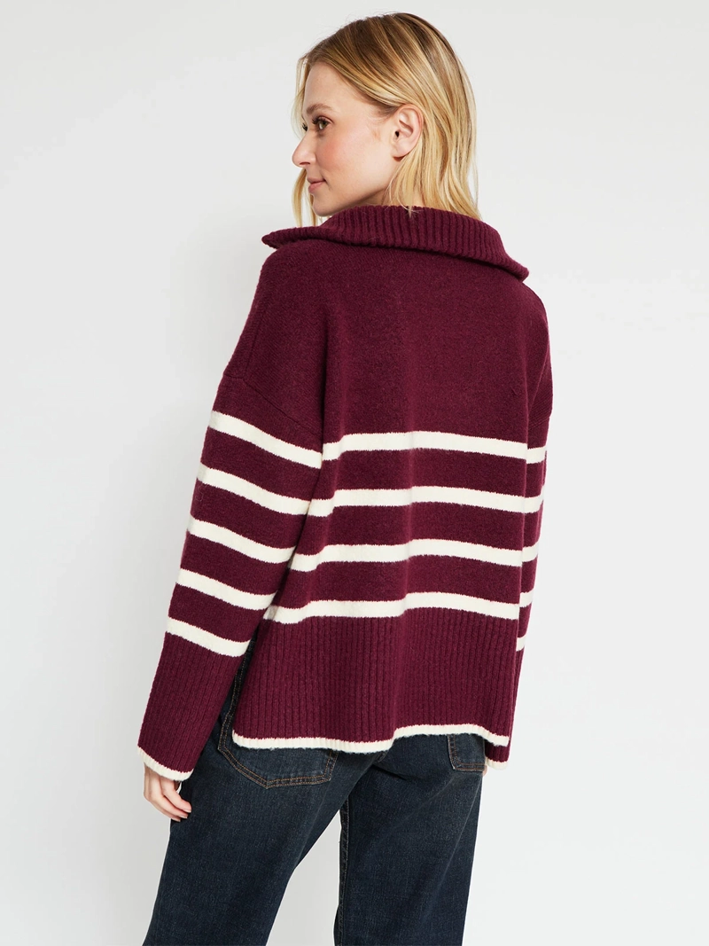 SWEATER MUJER INDEX MANGA LARGA BÁSICO - 2