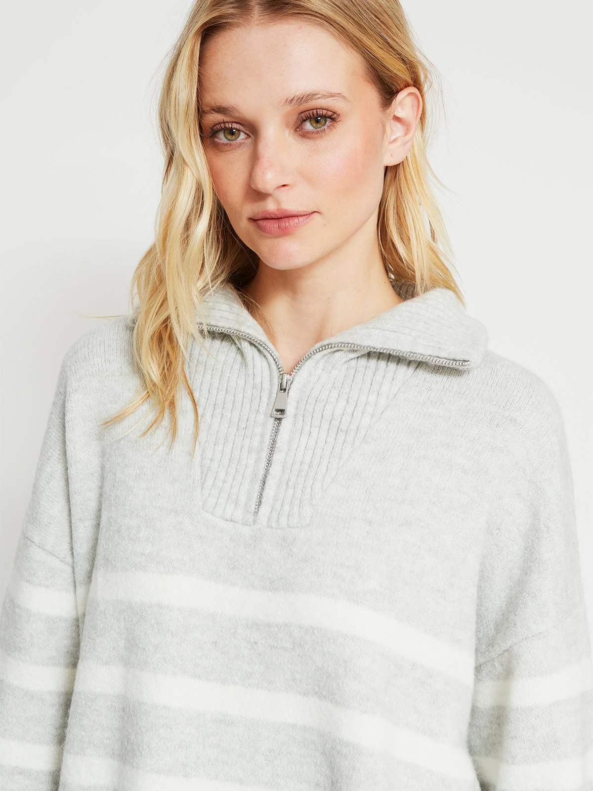 SWEATER MUJER INDEX MANGA LARGA BÁSICO - 3