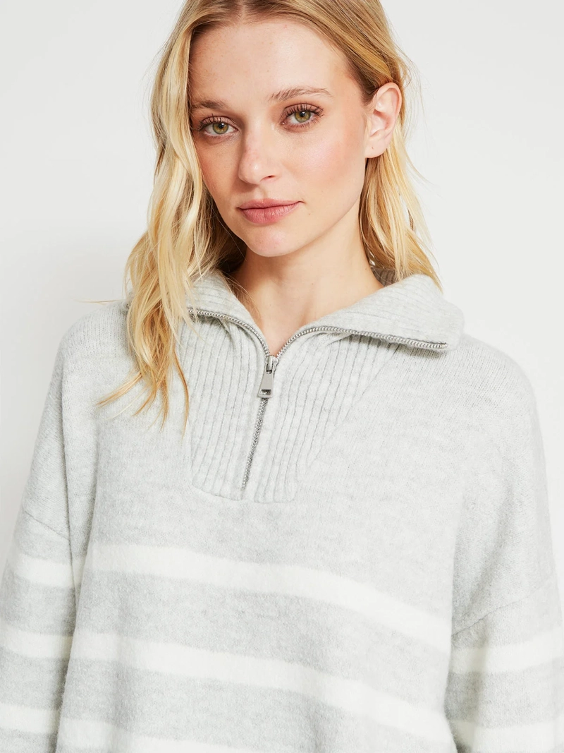 SWEATER MUJER INDEX MANGA LARGA BÁSICO - 3