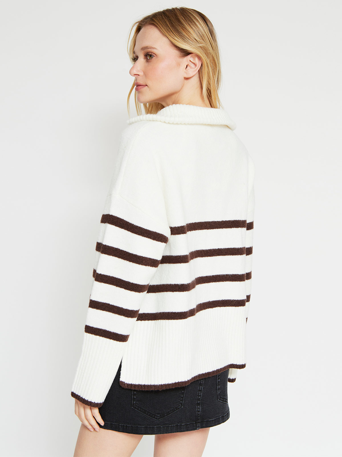 SWEATER MUJER INDEX MANGA LARGA BÁSICO - 2