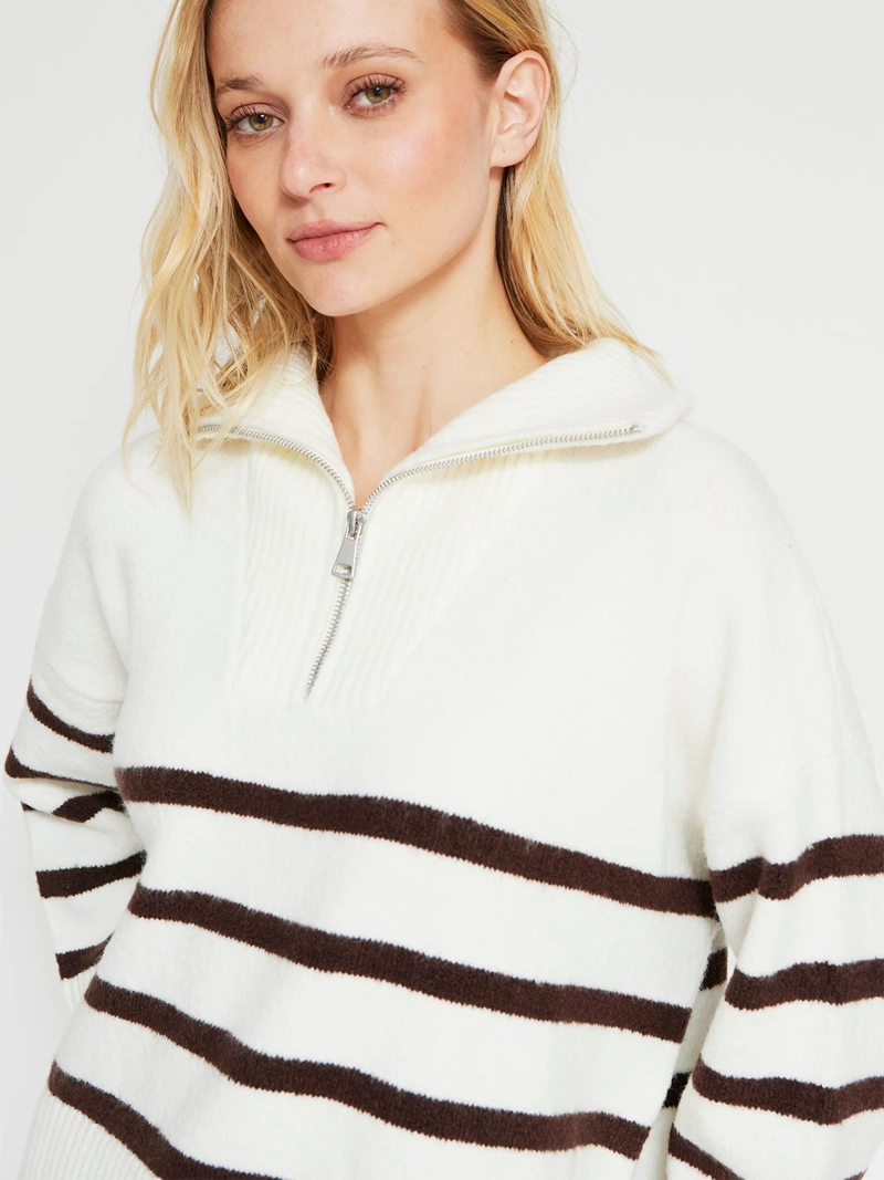 SWEATER MUJER INDEX MANGA LARGA BÁSICO - 3