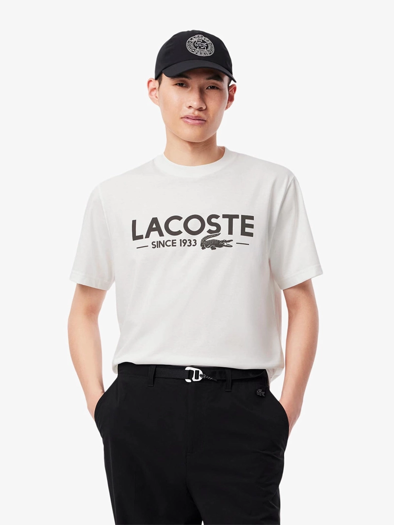 POLERA HOMBRE LACOSTE ALGODÓN MANGA CORTA - 1