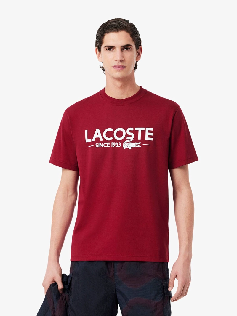 POLERA HOMBRE LACOSTE ALGODÓN MANGA CORTA