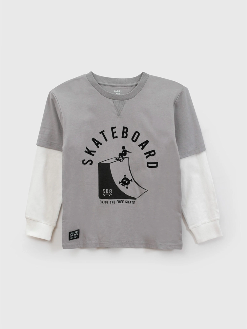POLERA MANGA LARGA NIÑO COLLOKY - 1