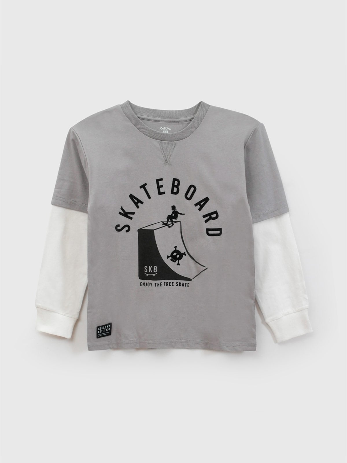 POLERA MANGA LARGA NIÑO COLLOKY - 1