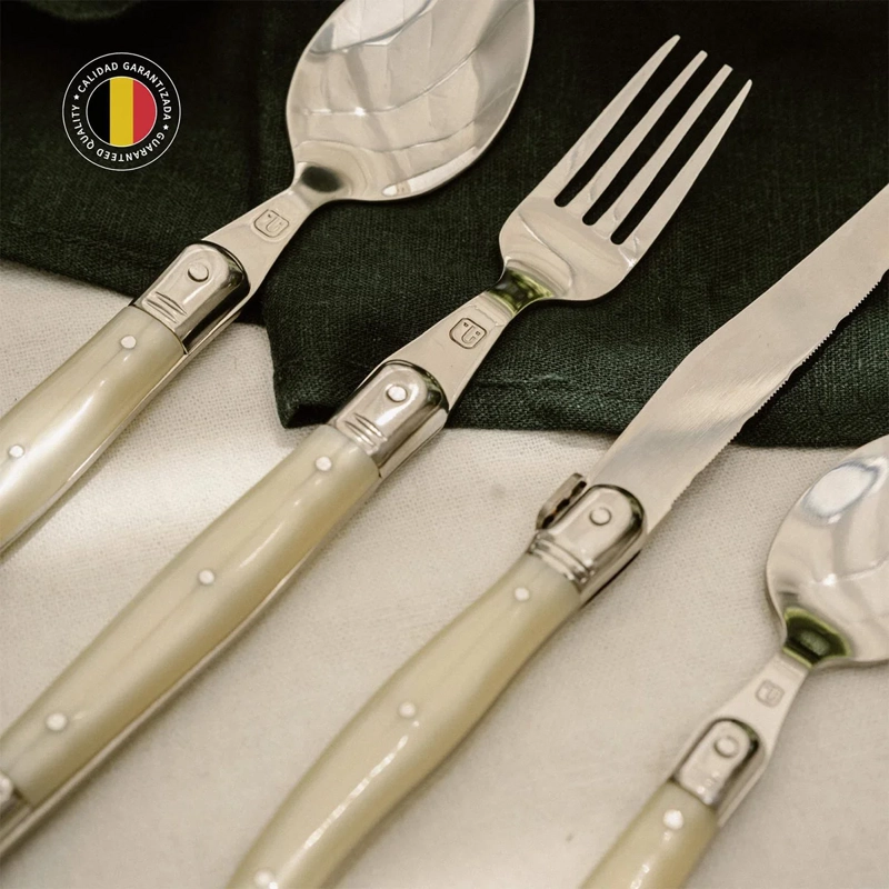SET CUBIERTOS SIMPLIT VERSALLE 24 PIEZAS BLANCO - 7