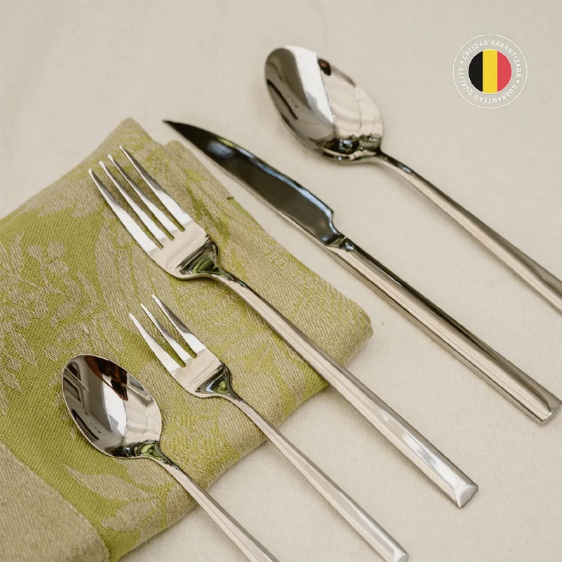SET CUBIERTOS SIMPLIT SICILIA 30 PIEZAS GRIS - 6