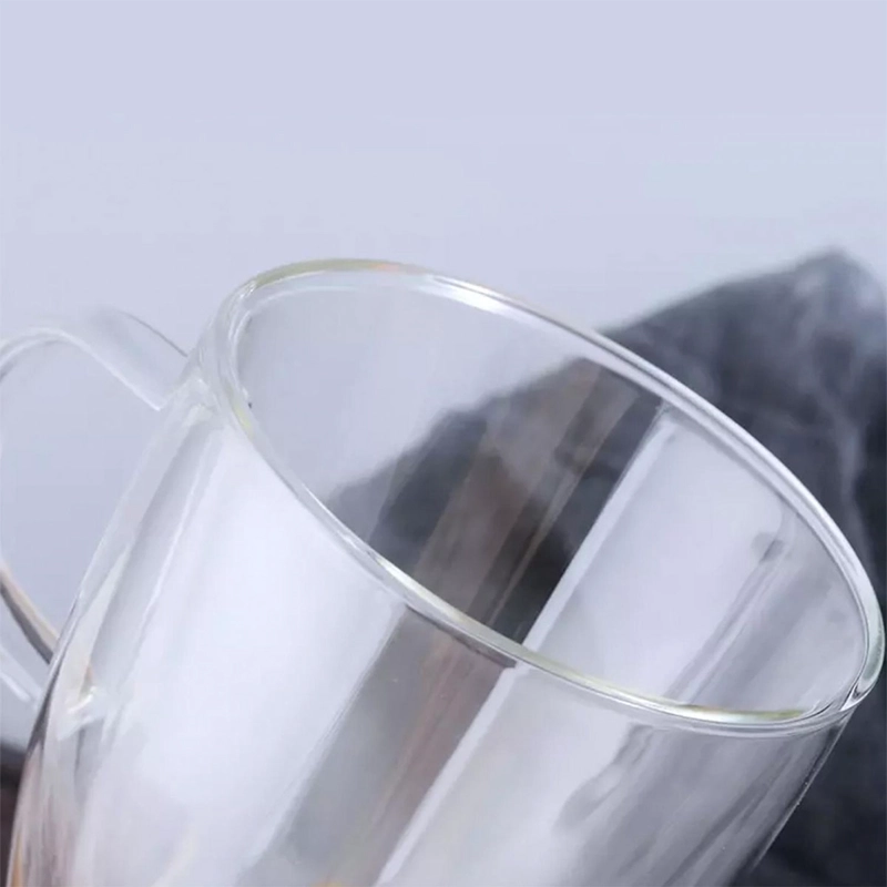 TAZA DE VIDRIO SIMPLIT DOBLE PARED 350 ML - 4