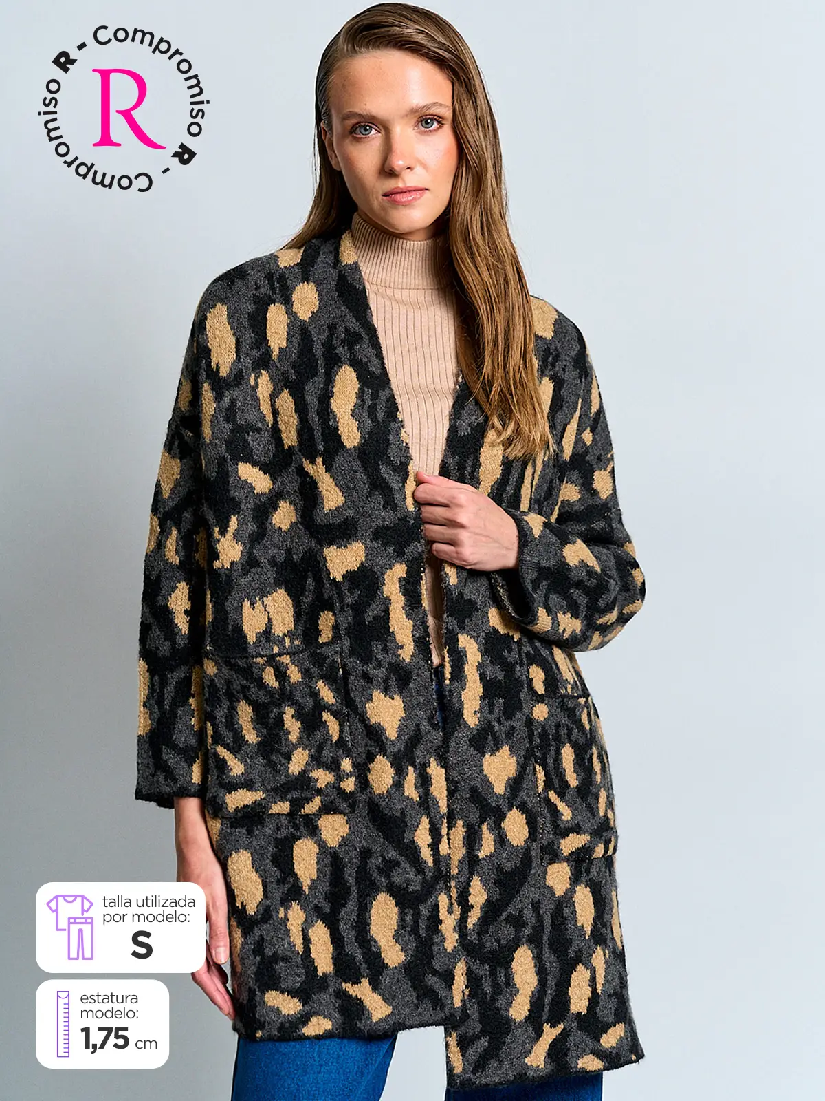 CARDIGAN MUJER MARQUIS JACQUARD