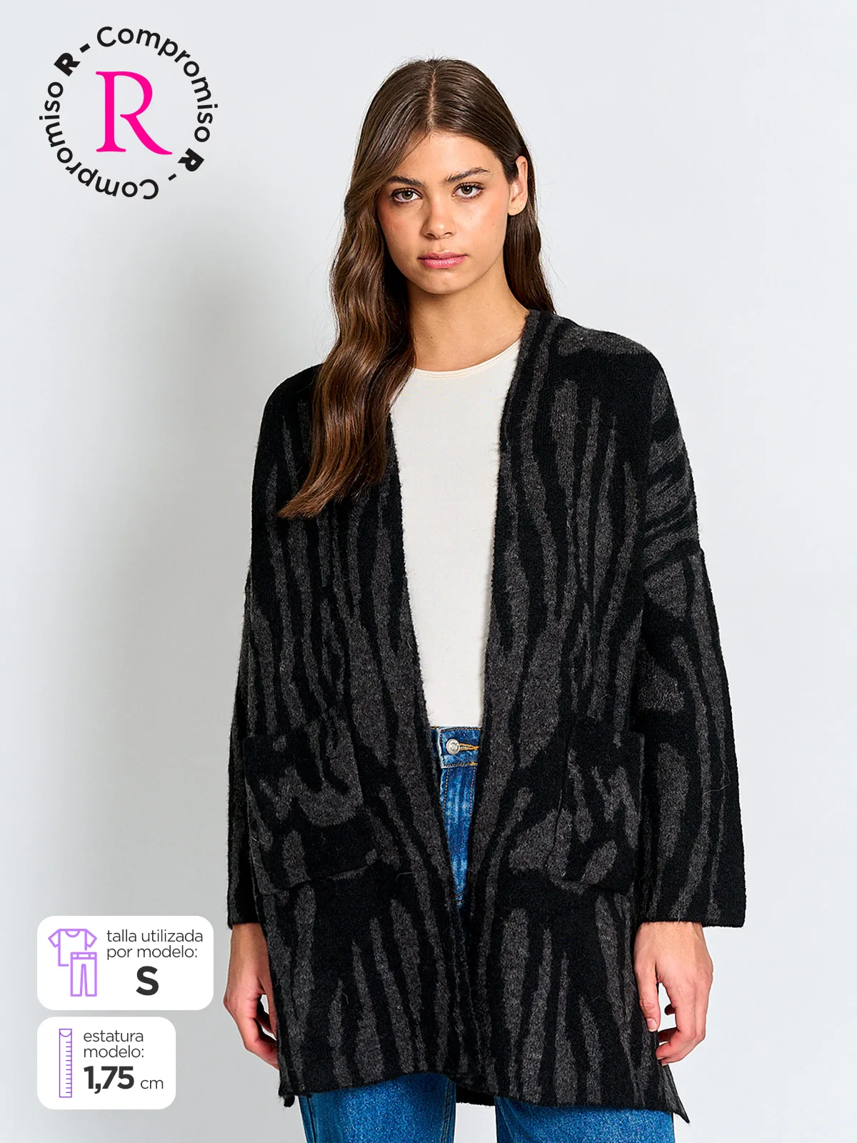 CARDIGAN MUJER MARQUIS JACQUARD - 1