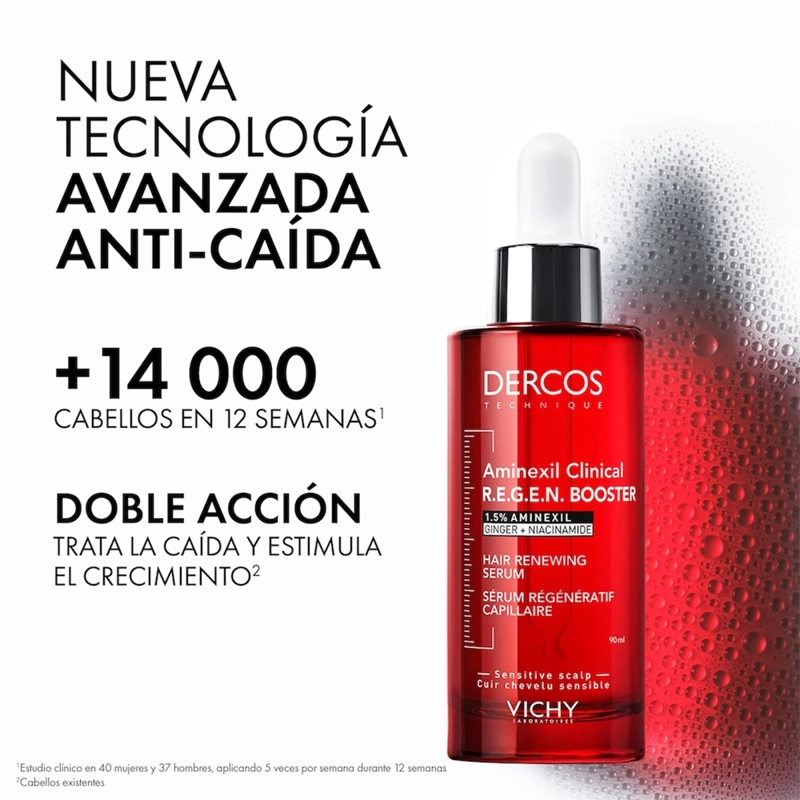 SERÚM CAPILAR VICHY DERCOS REGEN BOOSTER 90 ML - 3