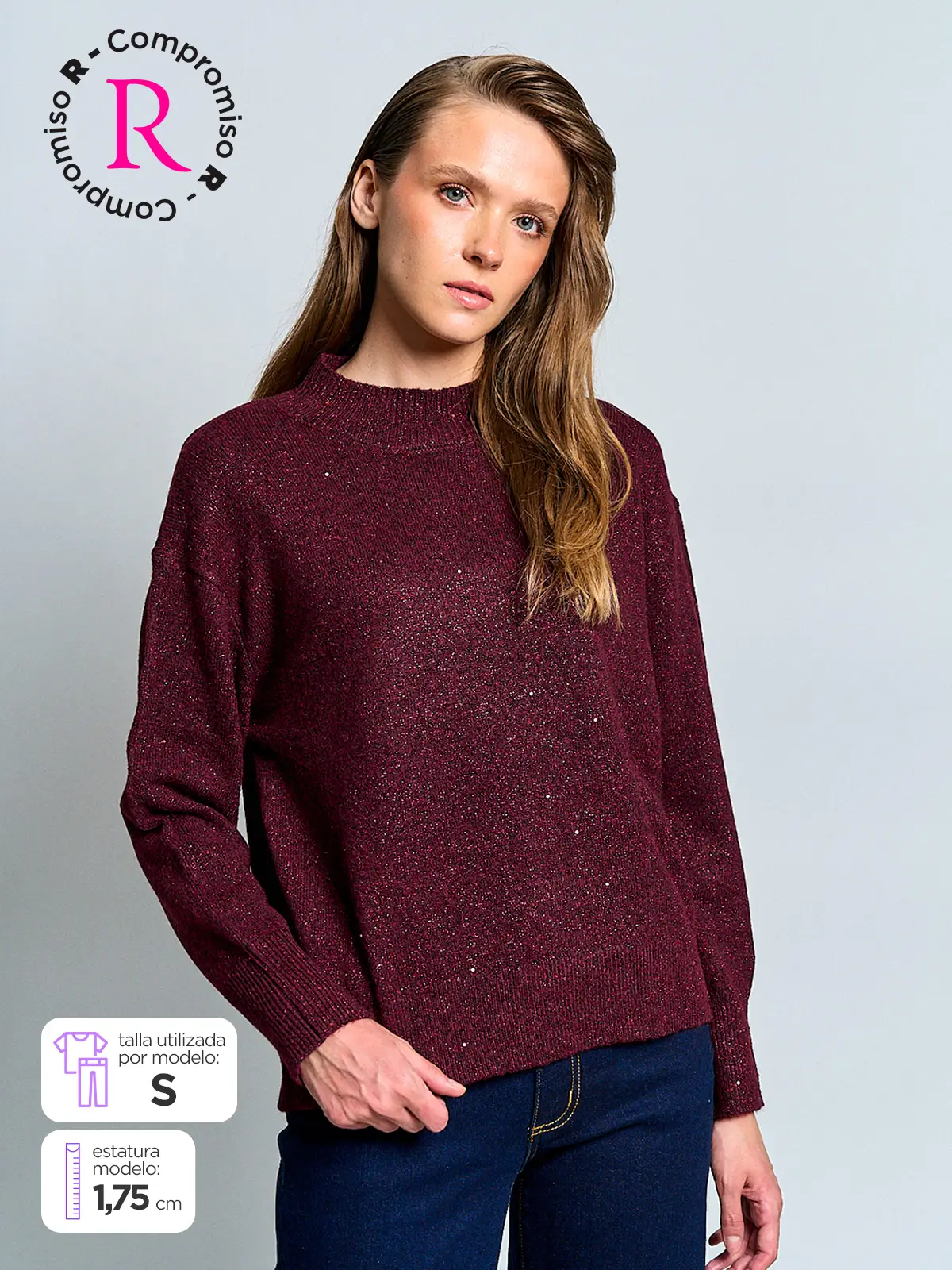 SWEATER MUJER MARQUIS BRILLOS