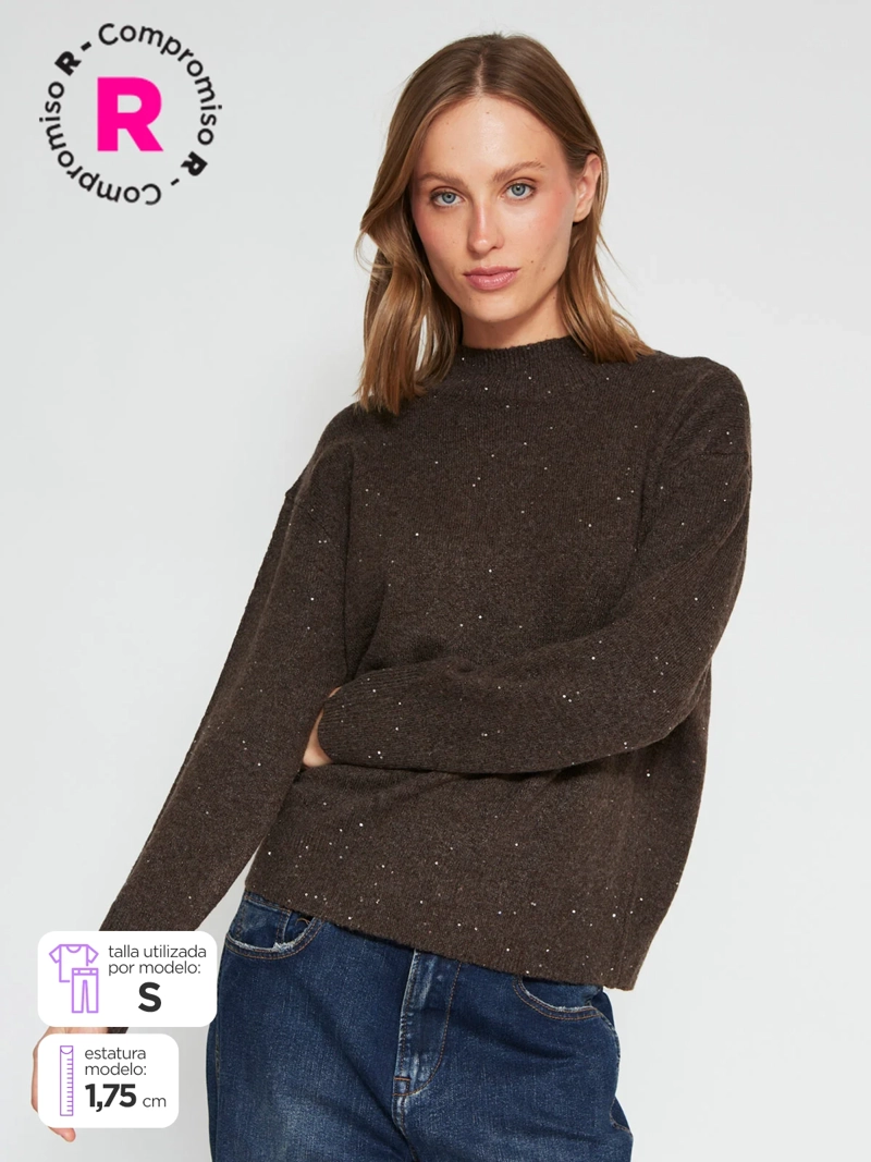 SWEATER MUJER MARQUIS BRILLOS - 1