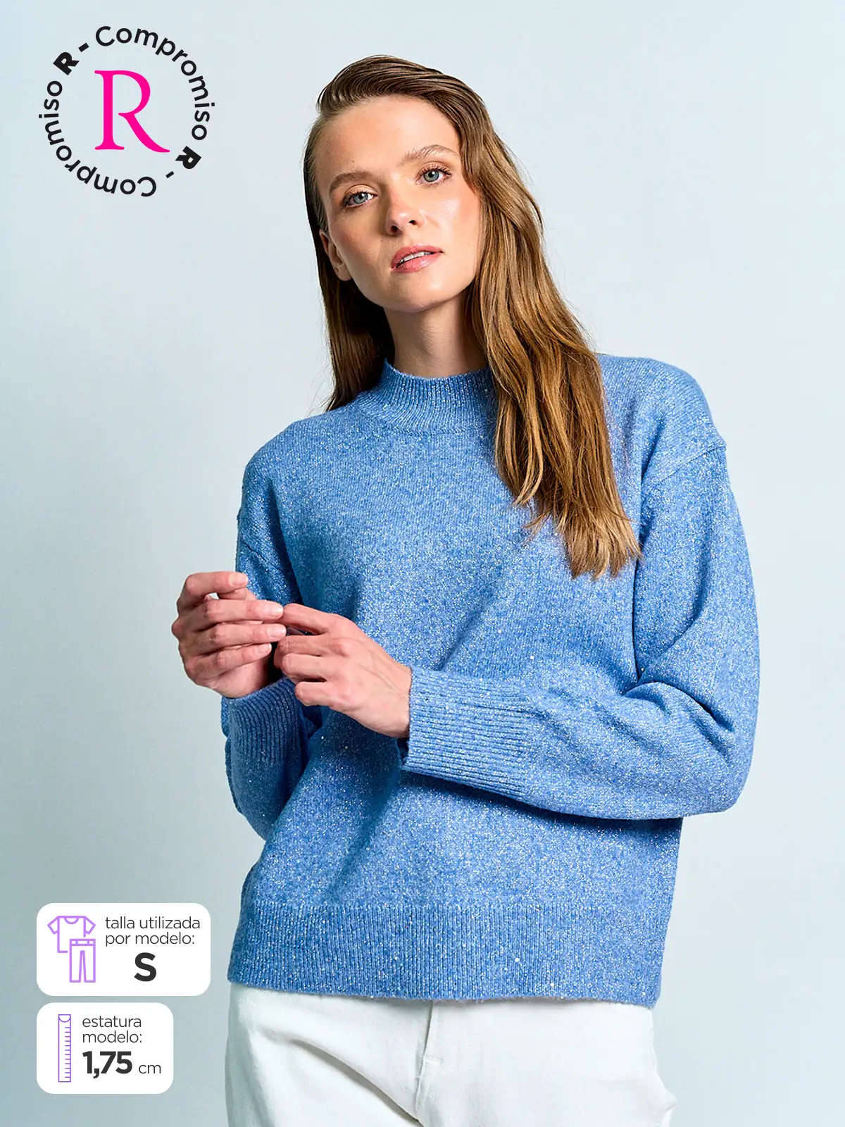 SWEATER MUJER MARQUIS BRILLOS - 1