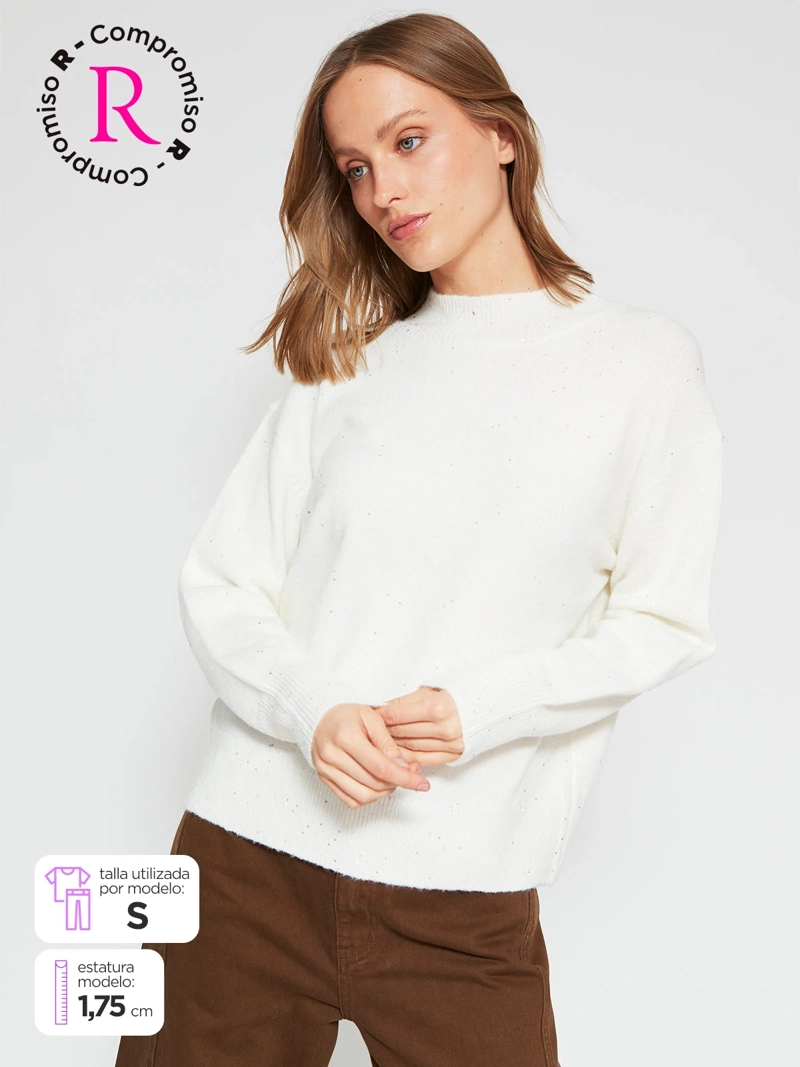 SWEATER MUJER MARQUIS BRILLOS - 1