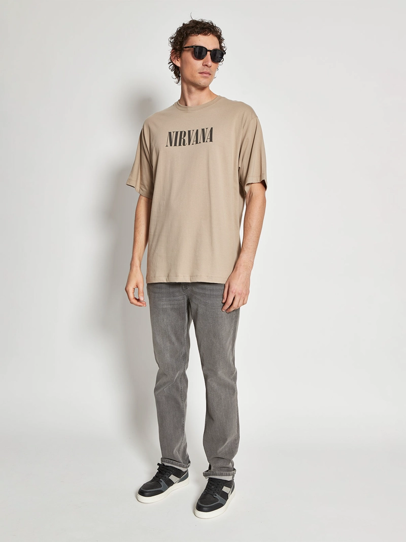 POLERA HOMBRE BARBADOS ALGODÓN MANGA CORTA NIRVANA - 4
