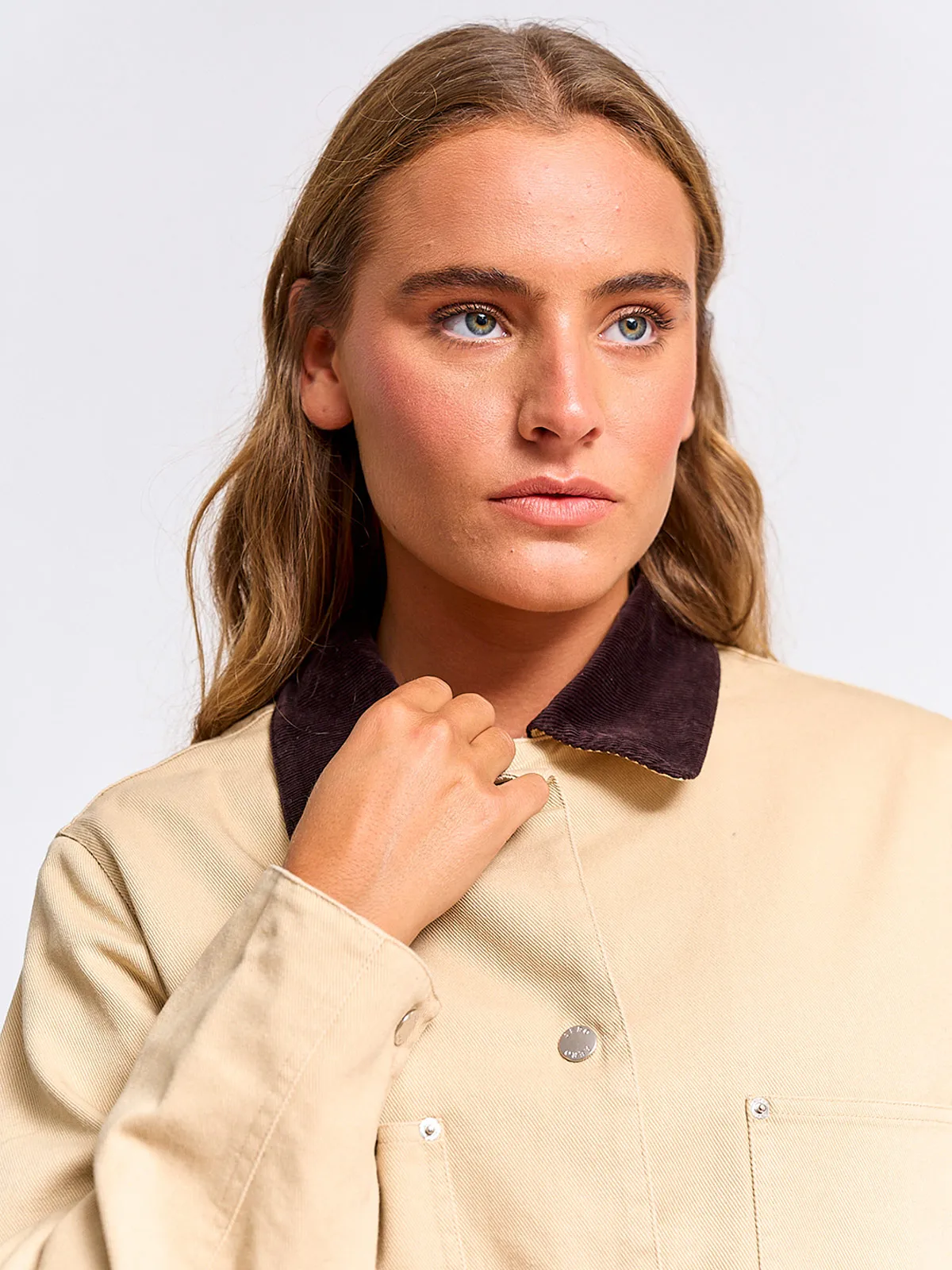 CHAQUETA MUJER AEROPOSTALE ALGODÓN CUELLO COTELÉ - 3
