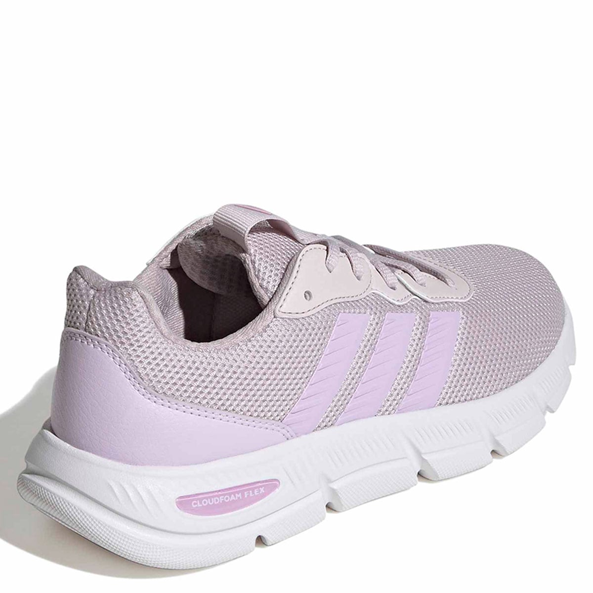 ZAPATILLAS MUJER ADIDAS CASUALES GRIS CLOUDFOAM FLEX - LACES - 4