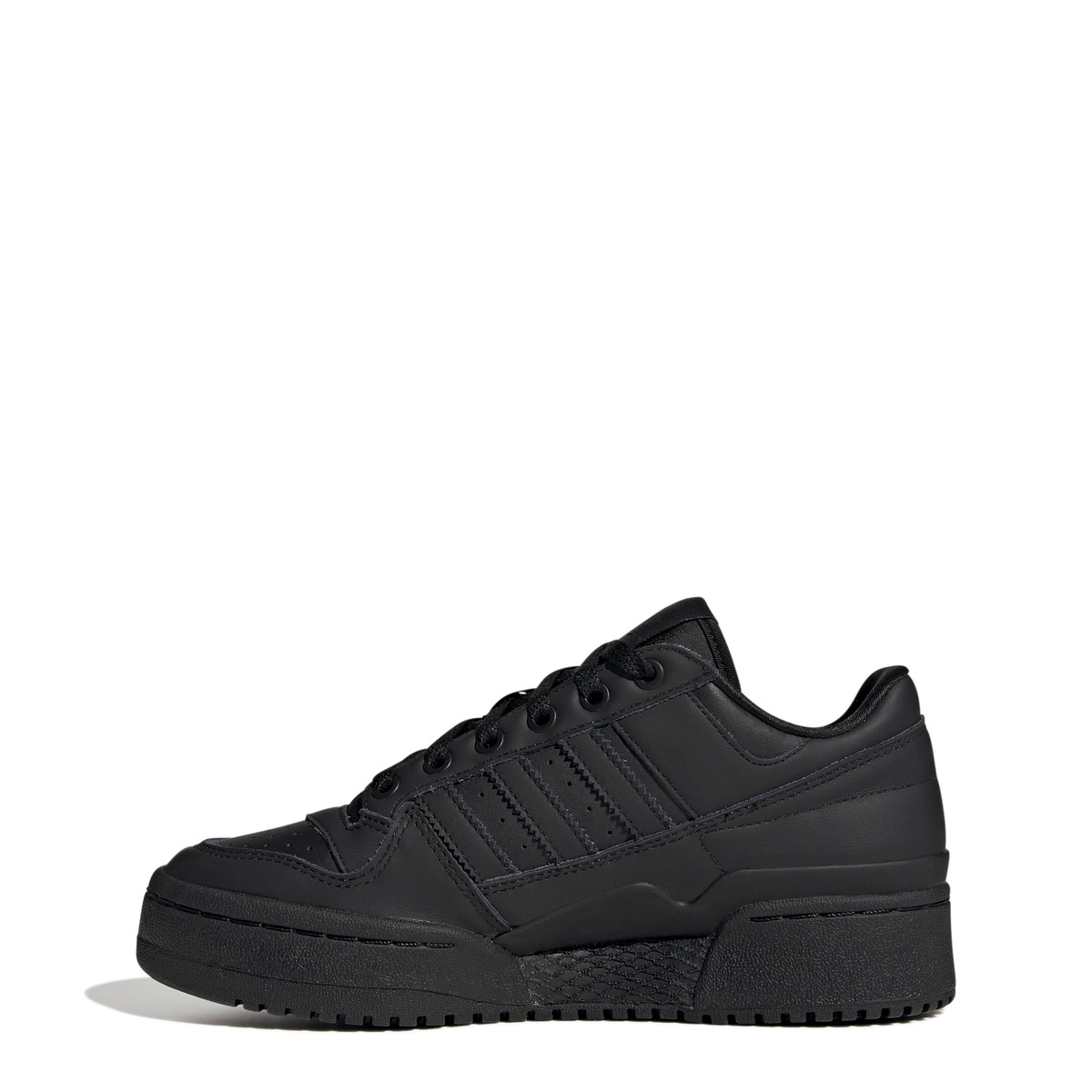 ZAPATILLAS MUJER ADIDAS ORIGINALS CASUALES NEGRO FORUM BOLD STRIPES CUERO - 2