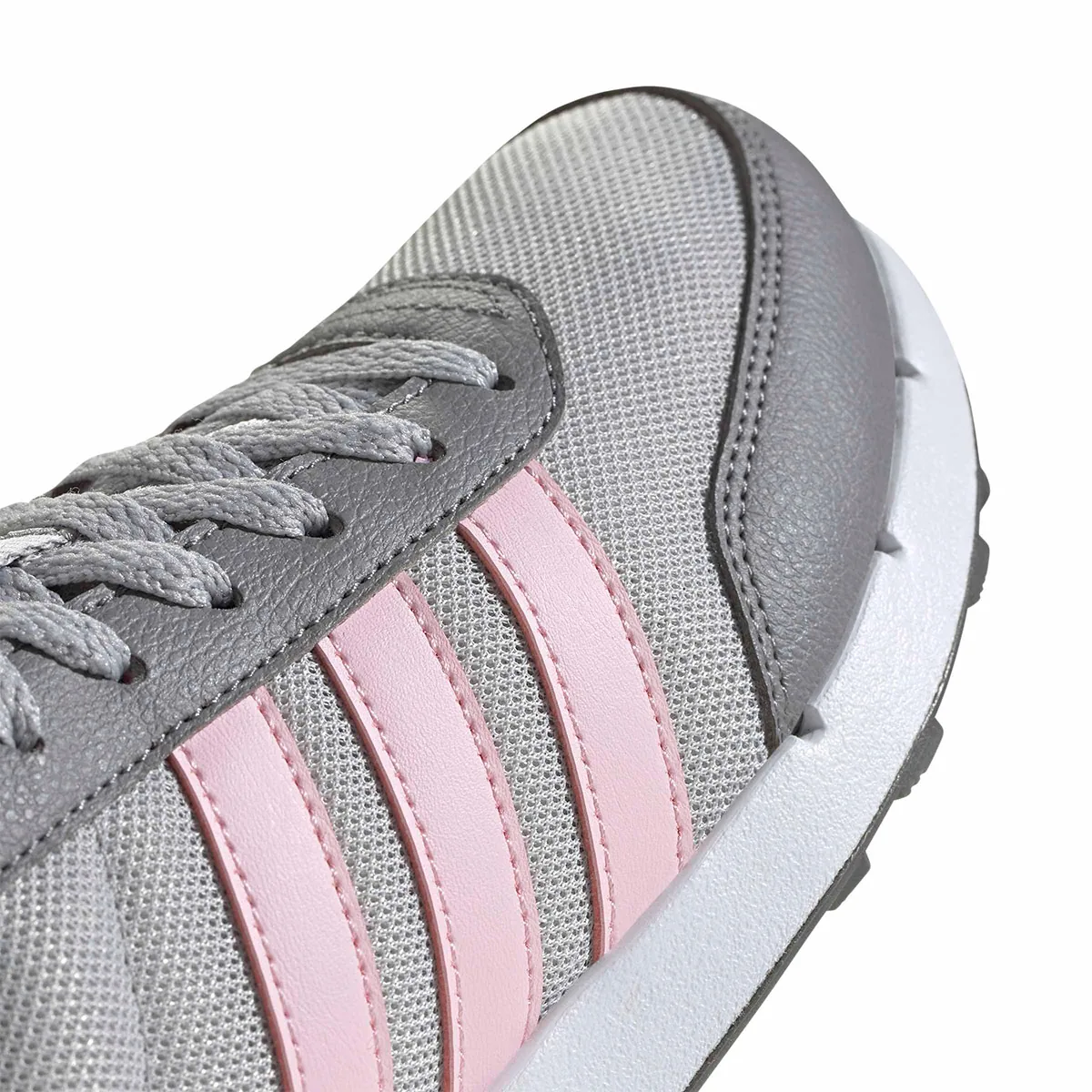 ZAPATILLAS MUJER ADIDAS CASUALES GRIS RUN50S - 7