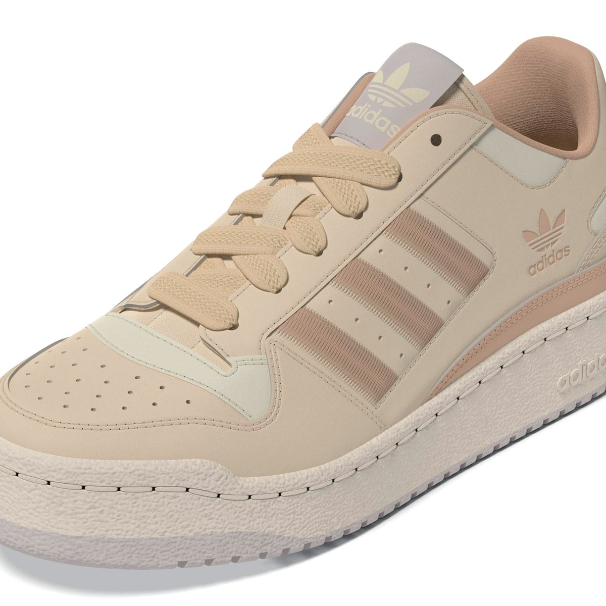 ZAPATILLAS MUJER ADIDAS ORIGINALS CASUALES BLANCO FORUM BOLD STRIPES CUERO - 7