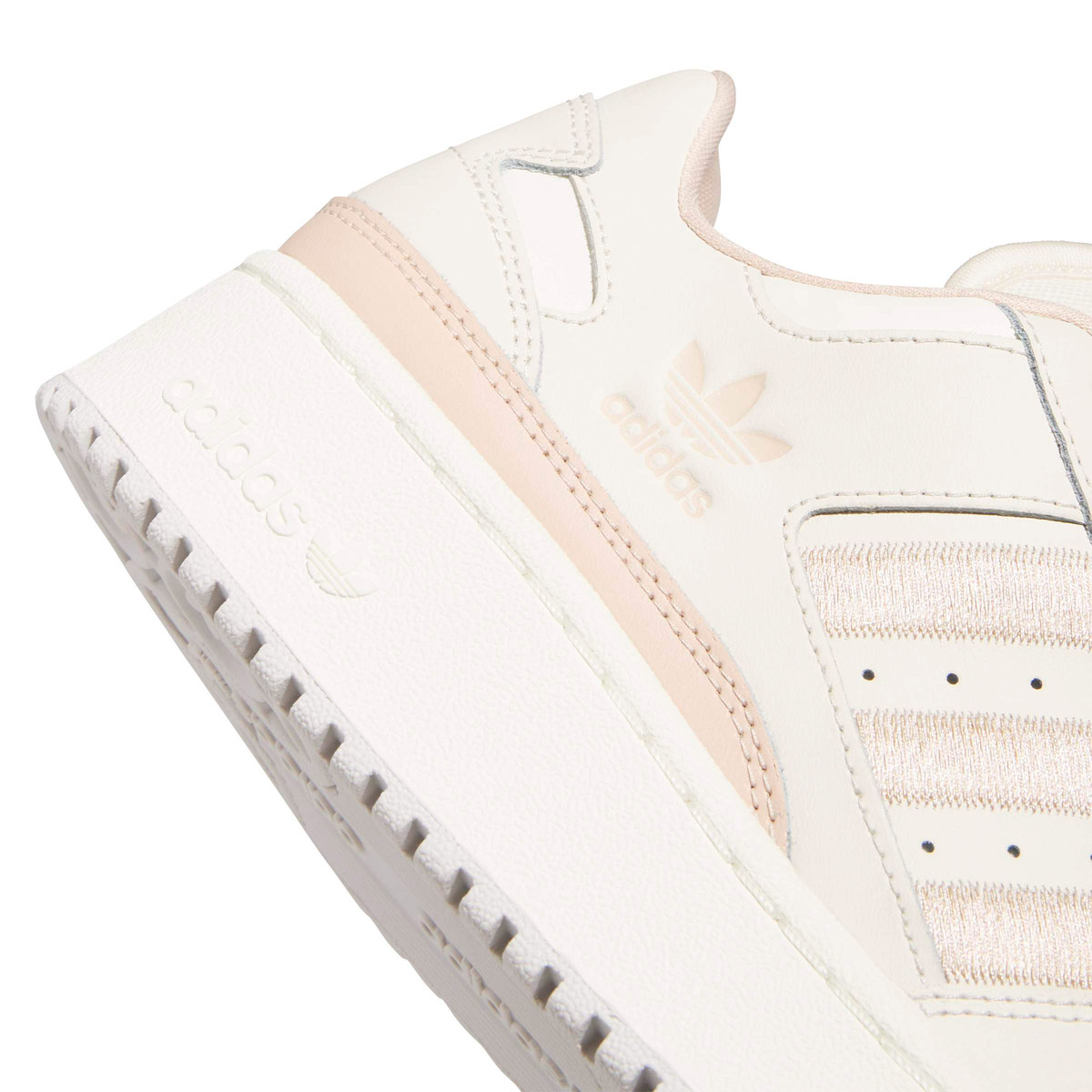 ZAPATILLAS MUJER ADIDAS ORIGINALS CASUALES BLANCO FORUM BOLD STRIPES CUERO - 8