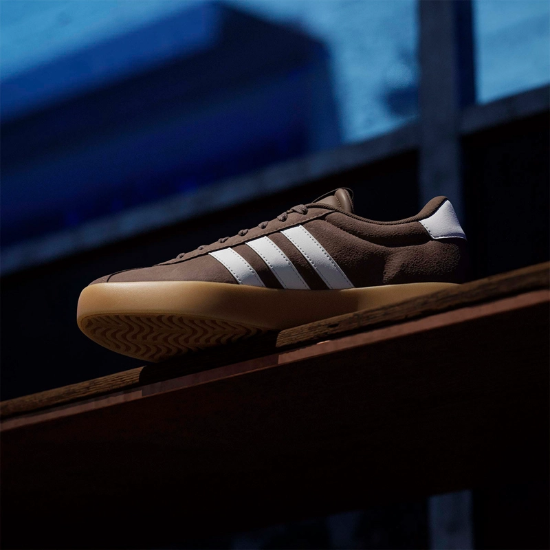 ZAPATILLAS HOMBRE ADIDAS URBANO CAFÉ VL COURT 3.0 CUERO - 10