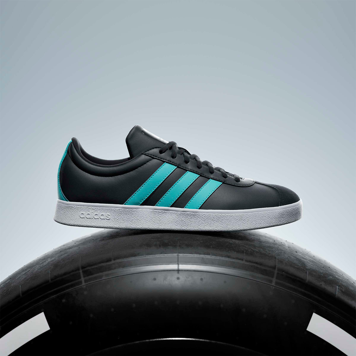 ZAPATILLAS HOMBRE ADIDAS URBANO NEGRO VL COURT MER - 9