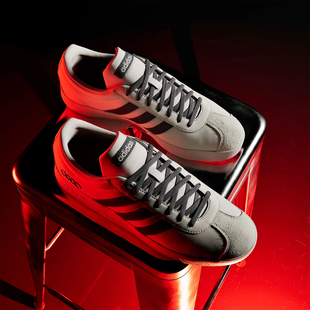 ZAPATILLAS HOMBRE ADIDAS URBANO BLANCO VL COURT AUDI F1 TEAM - 10