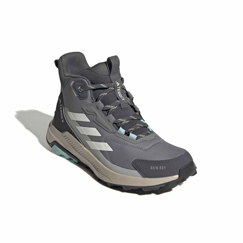 ZAPATILLAS MUJER ADIDAS TERREX TREKKING GRIS ANYLANDER MID RAIN.RDY - 3
