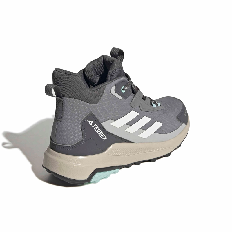ZAPATILLAS MUJER ADIDAS TERREX TREKKING GRIS ANYLANDER MID RAIN.RDY - 4