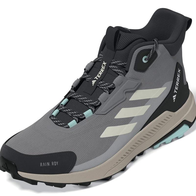 ZAPATILLAS MUJER ADIDAS TERREX TREKKING GRIS ANYLANDER MID RAIN.RDY - 7