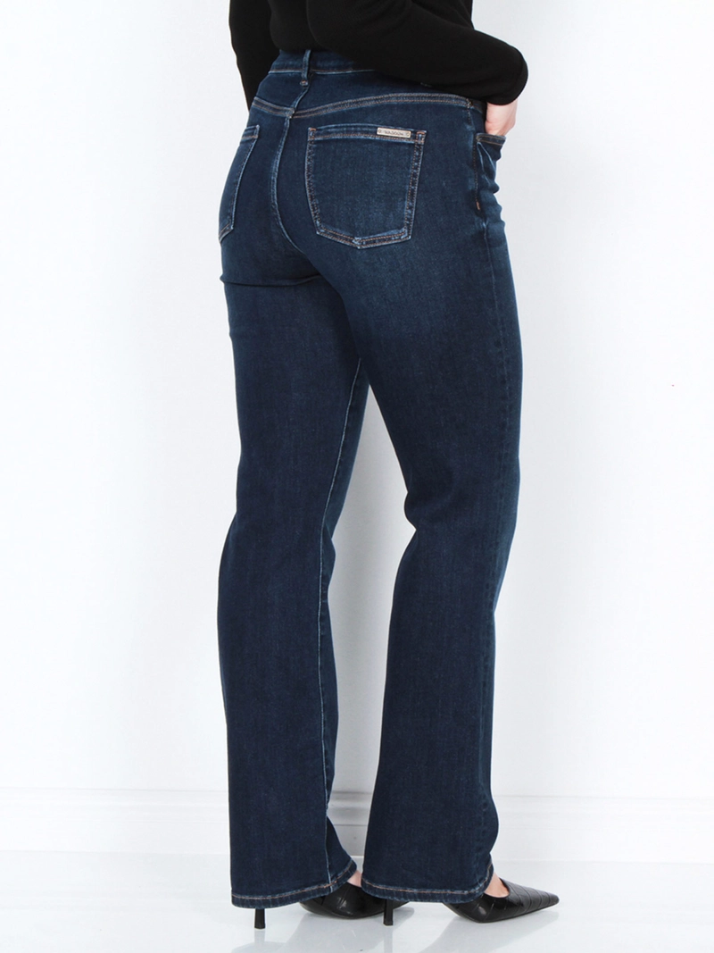 JEANS MUJER WADOS ALGODÓN RECTO TIRO ALTO - 4