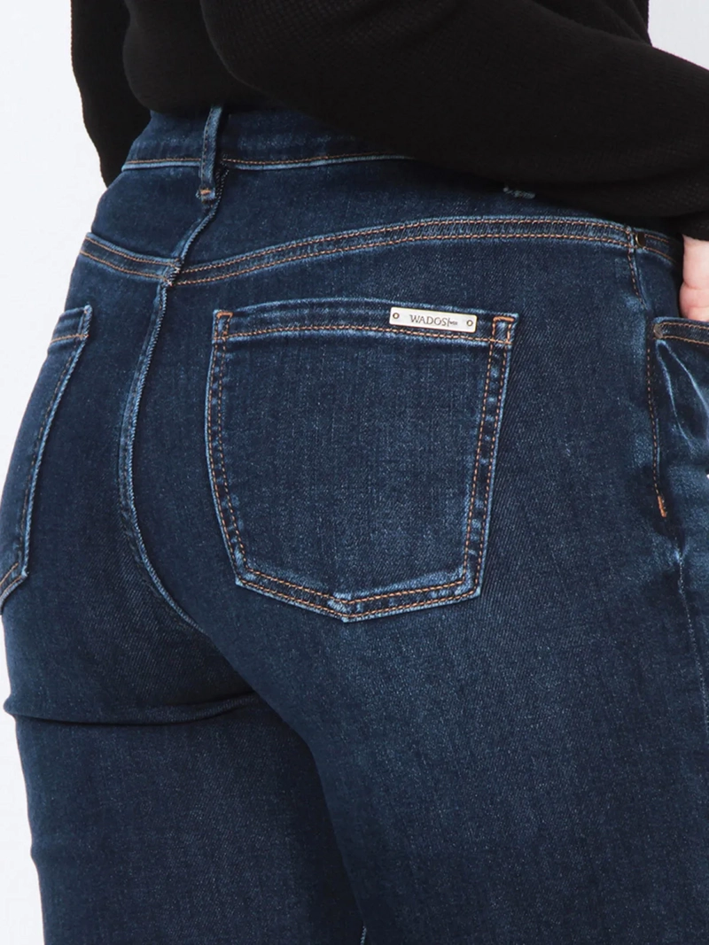 JEANS MUJER WADOS ALGODÓN RECTO TIRO ALTO - 6