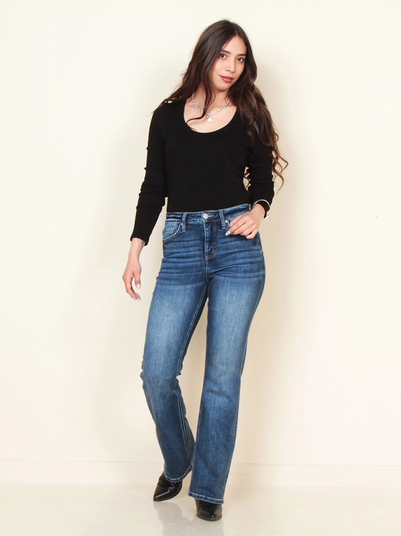WADOS JEANS MUJER WADOS ALGODÓN RECTO TIRO ALTO